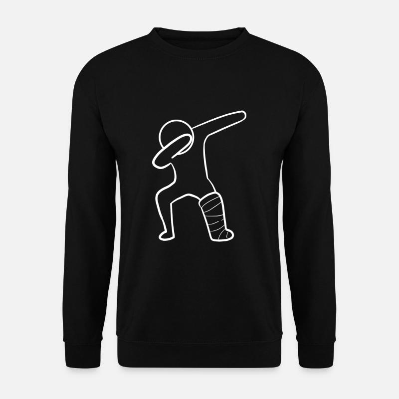 Broken leg - Unisex Sweatshirt - black