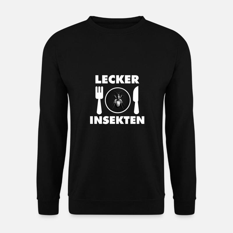 LECKER INSEKTEN - Unisex Pullover - Schwarz