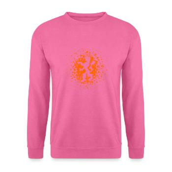 lion netherlands orange - Unisex Sweatshirt - pink - Front