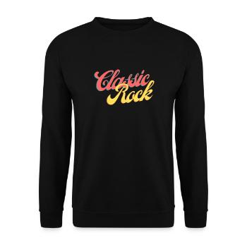 Rock Classique - Musiciens Vintage - Rocker Rétro - Sweat-shirt Unisexe - noir - Devant - Alina (178cm) & Michal (187cm)
