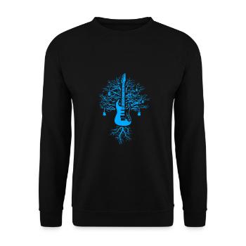 Guitar - Sweat-shirt Unisexe - noir - Devant - Alina (178cm) & Michal (187cm)