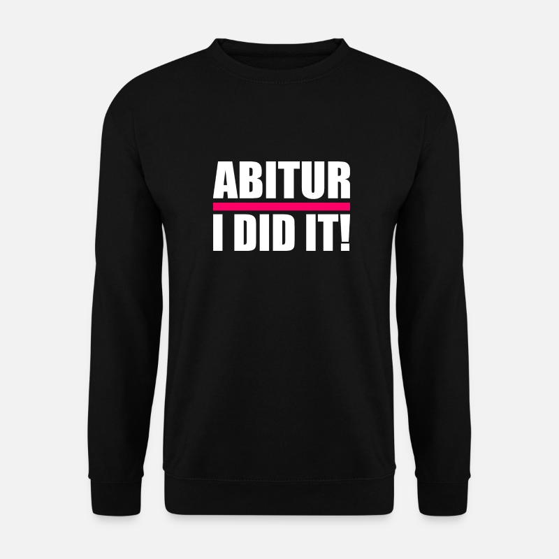 Abitur - Unisex Pullover - Schwarz