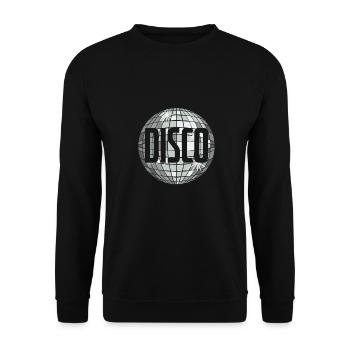 Disco Music Ball Dance Seventies Cadeau - Sweat-shirt Unisexe - noir - Devant - Alina (178cm) & Michal (187cm)