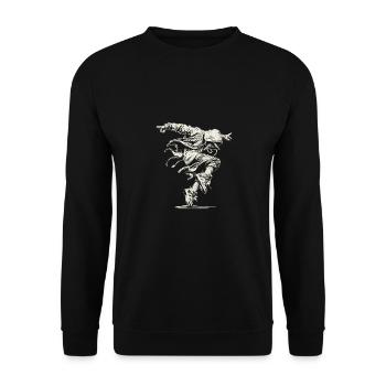 Street Dance Energy Hip Hop Dancer - Unisex Sweatshirt - black - Front - Alina (178cm) & Michal (187cm)