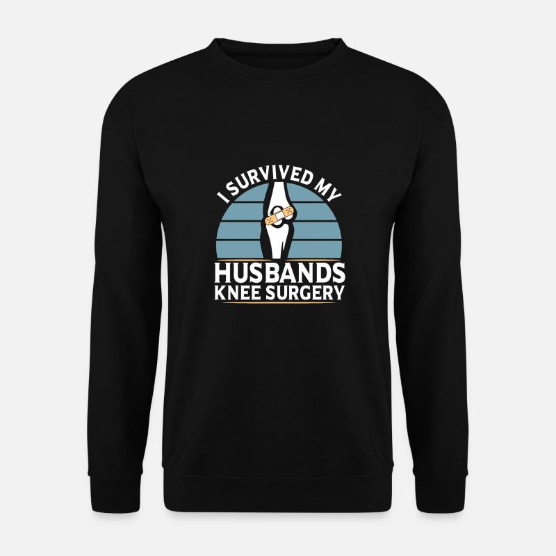 Knee Surgery Knee Surgery Surgery - Unisex Sweatshirt - black