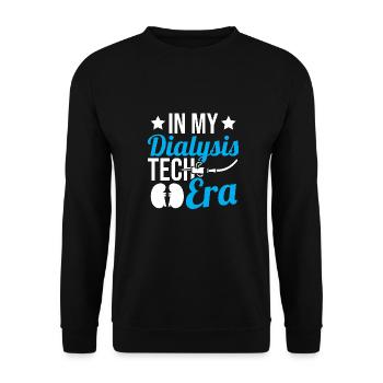 À l’époque de la technologie de la dialyse - Sweat-shirt Unisexe - noir - Devant - Alina (178cm) & Michal (187cm)