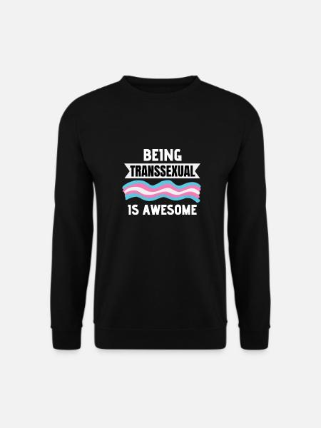 Trans Pride LGBT Transkønnet Gave Transseksuel - Unisex sweater - sort