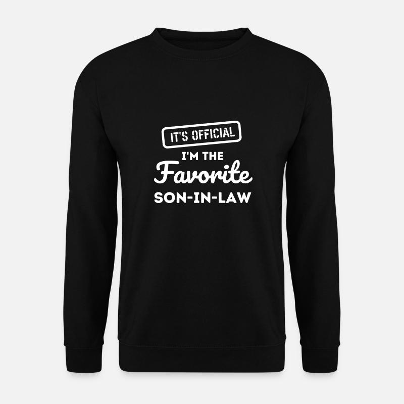 Es ist offiziell: Ich bin der Lieblingsschwiegersohn - Unisex Pullover - Schwarz