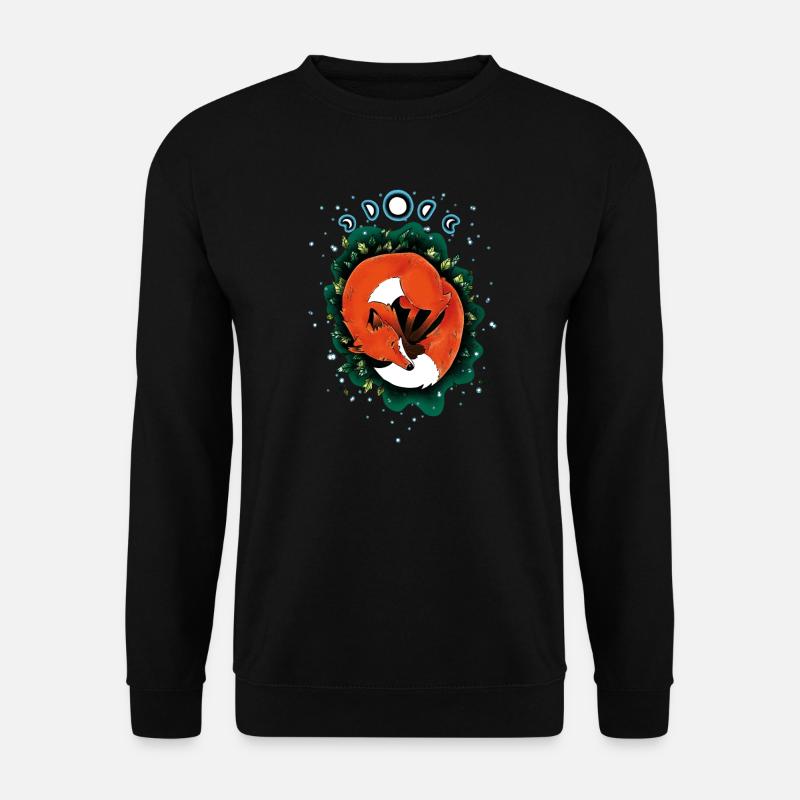 Bonne nuit fox - Sweat-shirt Unisexe - noir