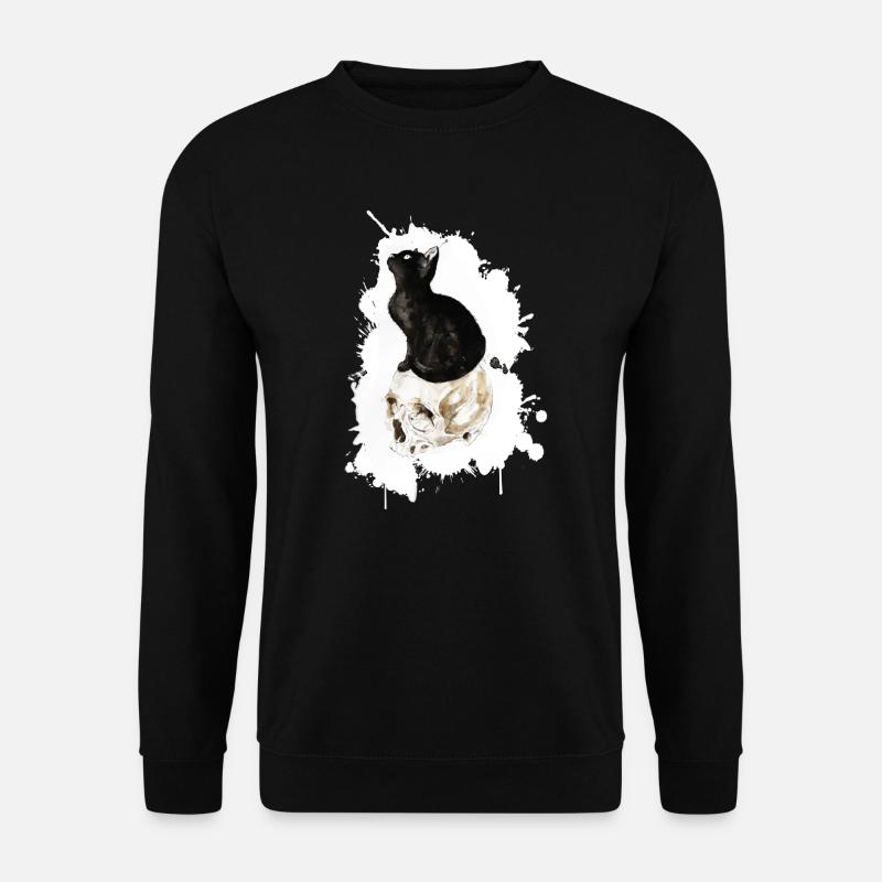 Katze - Unisex Pullover - Schwarz