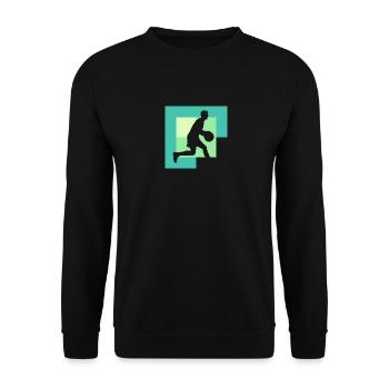 Cerceau de basket-ball - Sweat-shirt Unisexe - noir - Devant - Alina (178cm) & Michal (187cm)