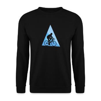 Bicycle Cycling Cycling Cycling - Unisex Sweatshirt - black - Front - Alina (178cm) & Michal (187cm)