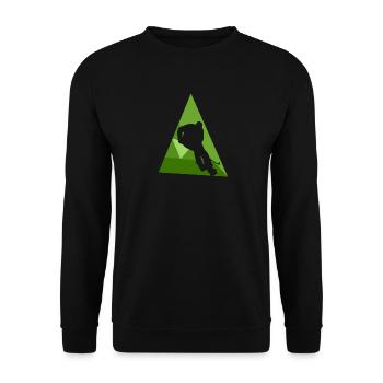 Ice Hockey Winter Sports Ice Hockey Winter Sports - Unisex Sweatshirt - black - Front - Alina (178cm) & Michal (187cm)