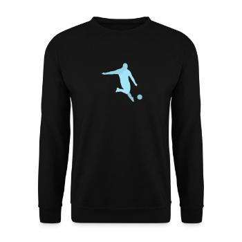 Soccer Kicker Headball Headball - Unisex Sweatshirt - black - Front - Alina (178cm) & Michal (187cm)