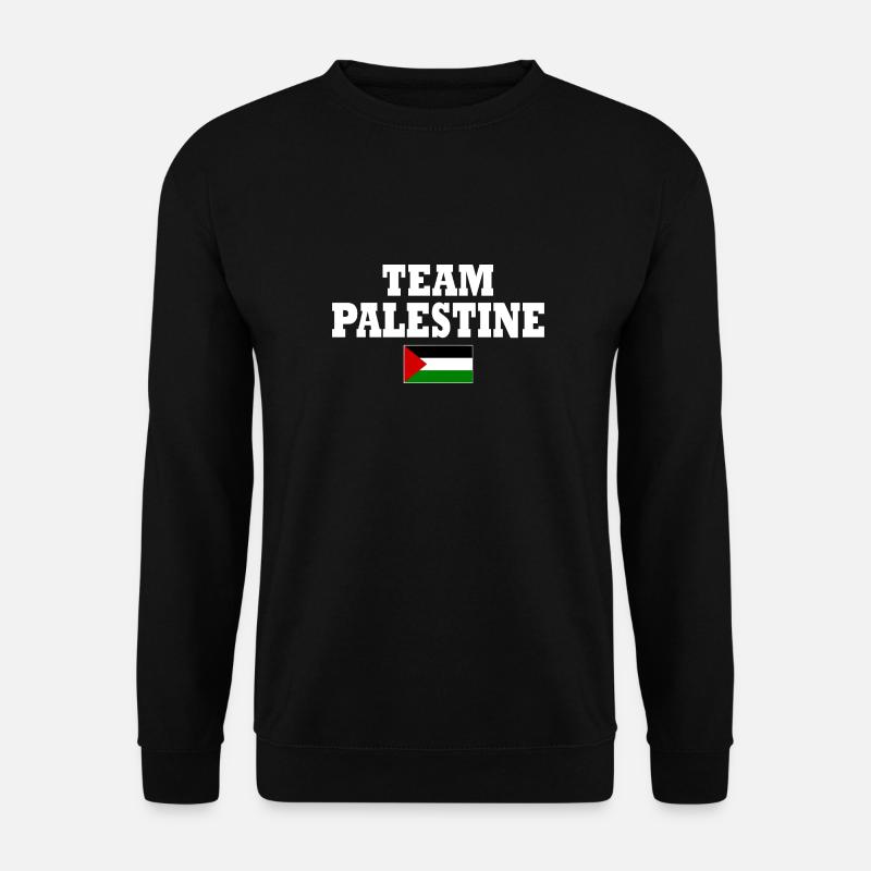 Team palestine - Unisex Sweatshirt - black