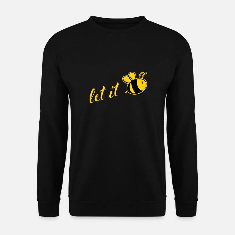 let it bee - Unisex Pullover - Schwarz