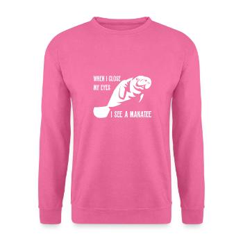 Ich träume von Seekühen Dugongs - Unisex Pullover - Pink - Vorne