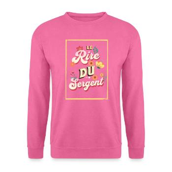Le Rire du Sergent C - Sweat-shirt Unisexe - rose - Devant