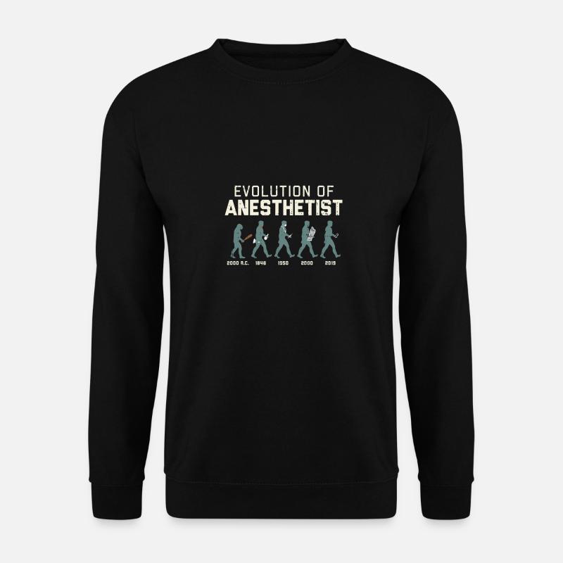 Évolution de l'anesthésiste pour les médecins d'anesthésie - Sweat-shirt Unisexe - noir