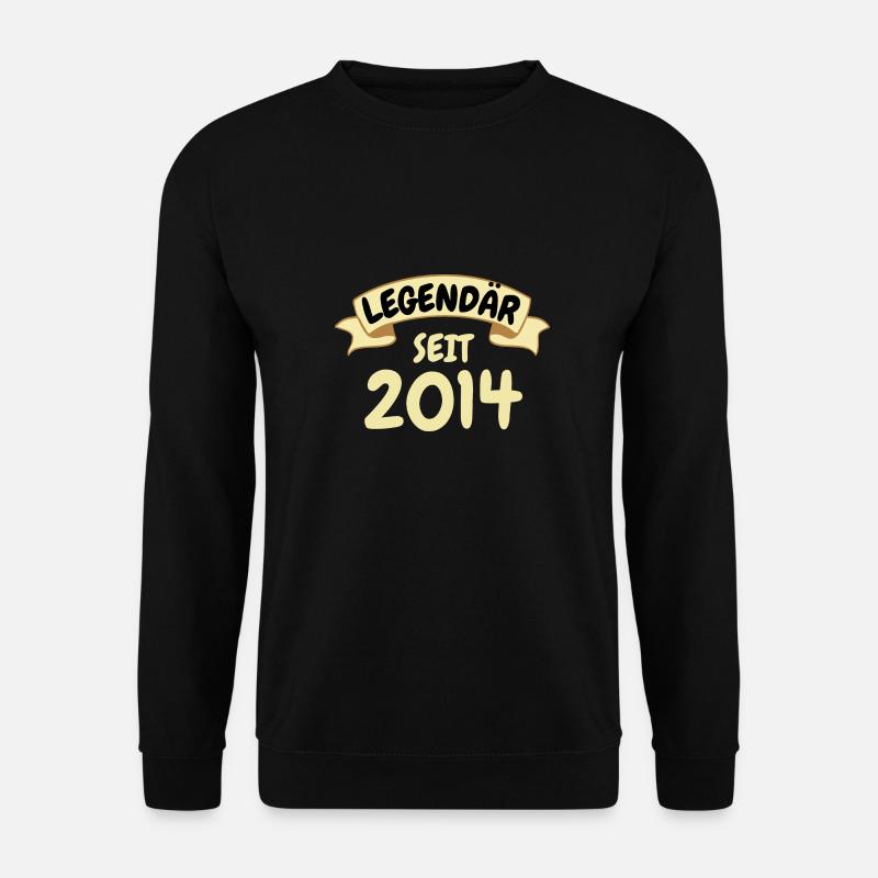 9. Geburtstag Geschenk Legendär seit 2014 - Unisex Pullover - Schwarz