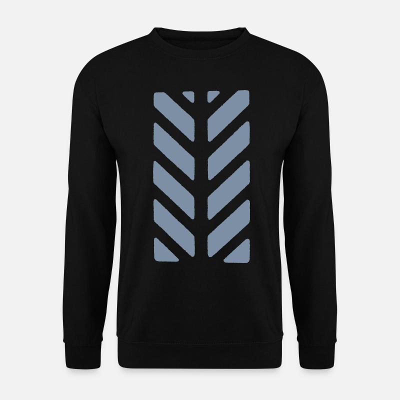 Tree, tire, stripe - Unisex Sweatshirt - black