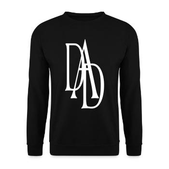 DAD - Unisex Pullover - Schwarz - Vorne - Alina (178cm) & Michal (187cm)