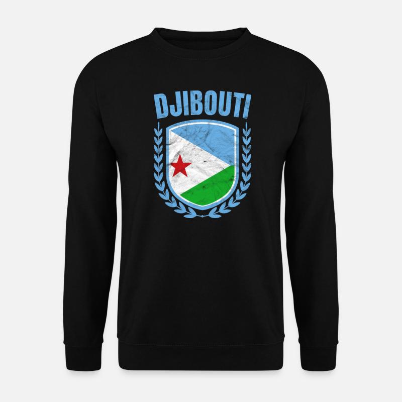 Dschibuti - Unisex Pullover - Schwarz