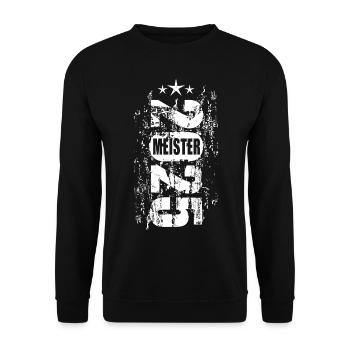 Meister 2025 - Unisex Pullover - Schwarz - Vorne - Alina (178cm) & Michal (187cm)