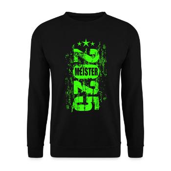 Meister 2025 - Unisex Pullover - Schwarz - Vorne - Alina (178cm) & Michal (187cm)