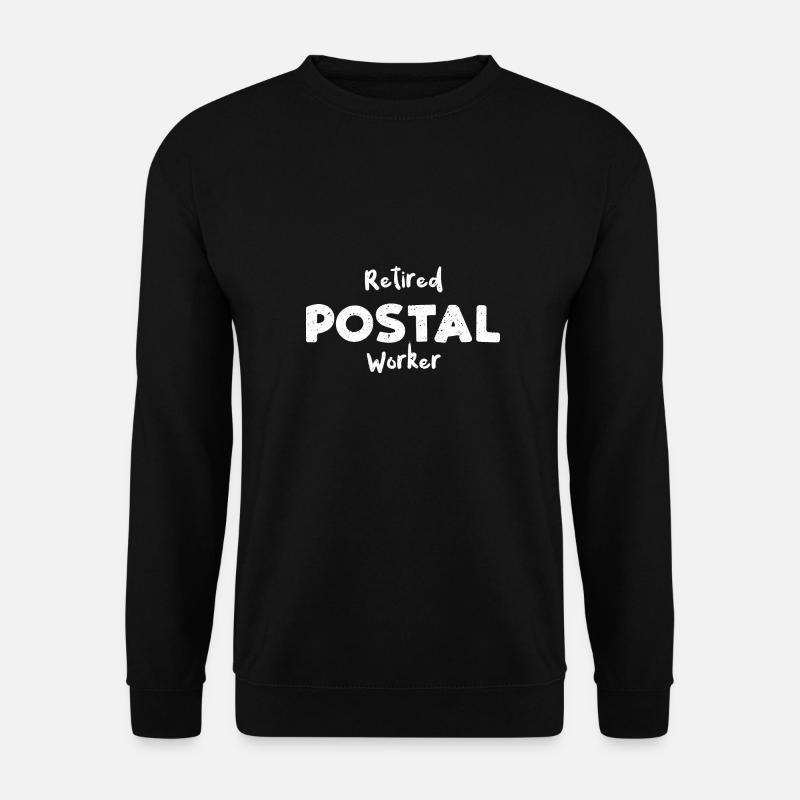 Retired Postal Worker - Retirement - Unisex Pullover - Schwarz