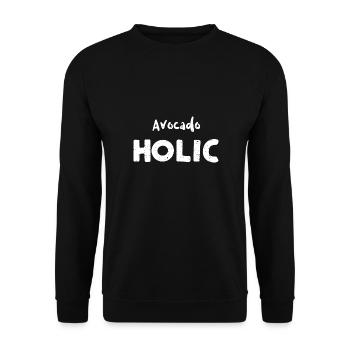 Avocado Holic - Avocado - Unisex Sweatshirt - black - Front - Alina (178cm) & Michal (187cm)
