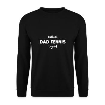 Mari Papa Légende du tennis - Sports - Sweat-shirt Unisexe - noir - Devant - Alina (178cm) & Michal (187cm)