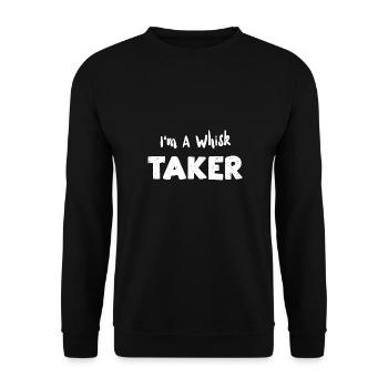 I'm A Whisk Taker - Baking - Unisex Sweatshirt - black - Front - Alina (178cm) & Michal (187cm)