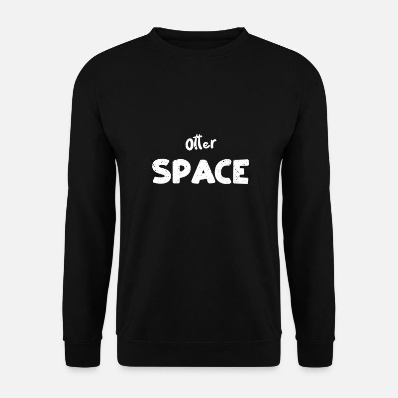 Otter Space - Science - Sweat-shirt Unisexe - noir