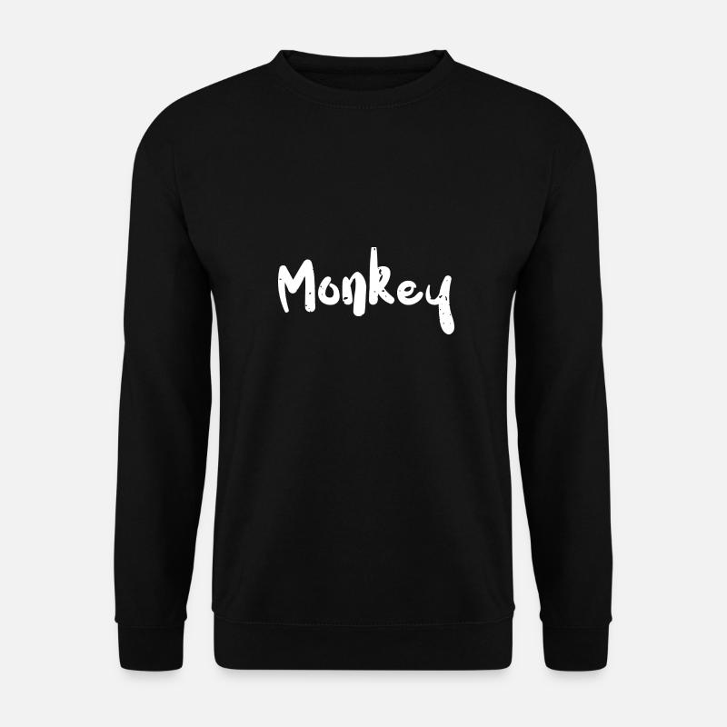 Monkey - Monkey - Unisex Pullover - Schwarz