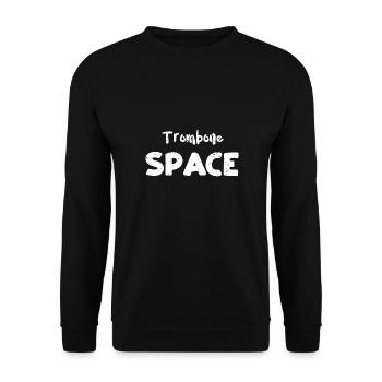 Trombone Space - Music - Unisex Pullover - Schwarz - Vorne - Alina (178cm) & Michal (187cm)