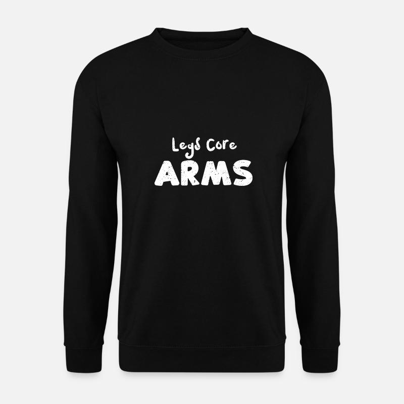 Legs Core Arms - Workout - Unisex Pullover - Schwarz