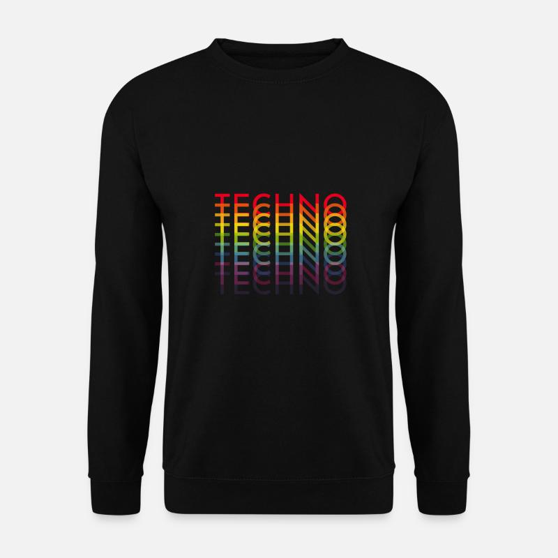 Techno Festival - Unisex Pullover - Schwarz
