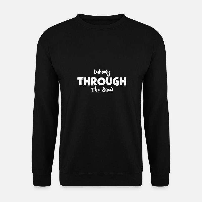 Dabbing Through The Snow - Unisex Sweatshirt - black