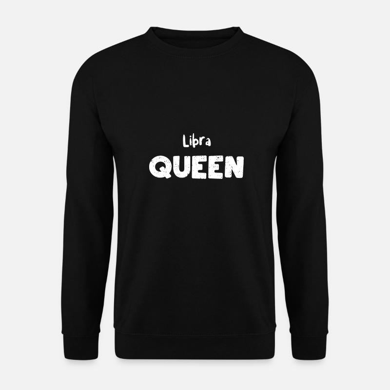 Libra Queen - Astrology - Unisex Sweatshirt - black
