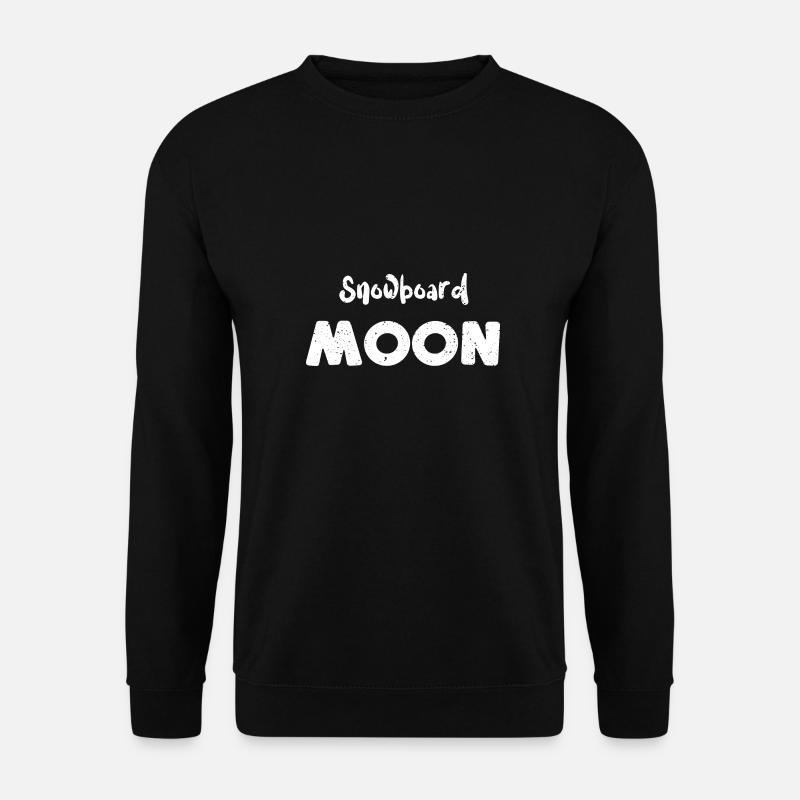 Snowboard Moon - Snowboarding - Unisex Sweatshirt - black
