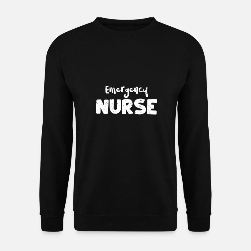 Emergency Nurse - Nurse - Unisex Pullover - Schwarz