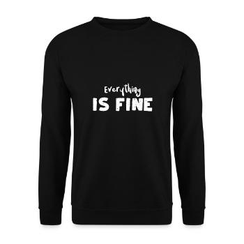 Tout va bien - Snake - Sweat-shirt Unisexe - noir - Devant - Alina (178cm) & Michal (187cm)