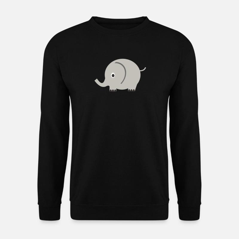 elephant - Unisex Sweatshirt - black