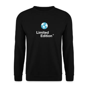 Erde Planet Schutz limited Earth Save planet klima - Unisex Pullover - Schwarz - Vorne - Alina (178cm) & Michal (187cm)