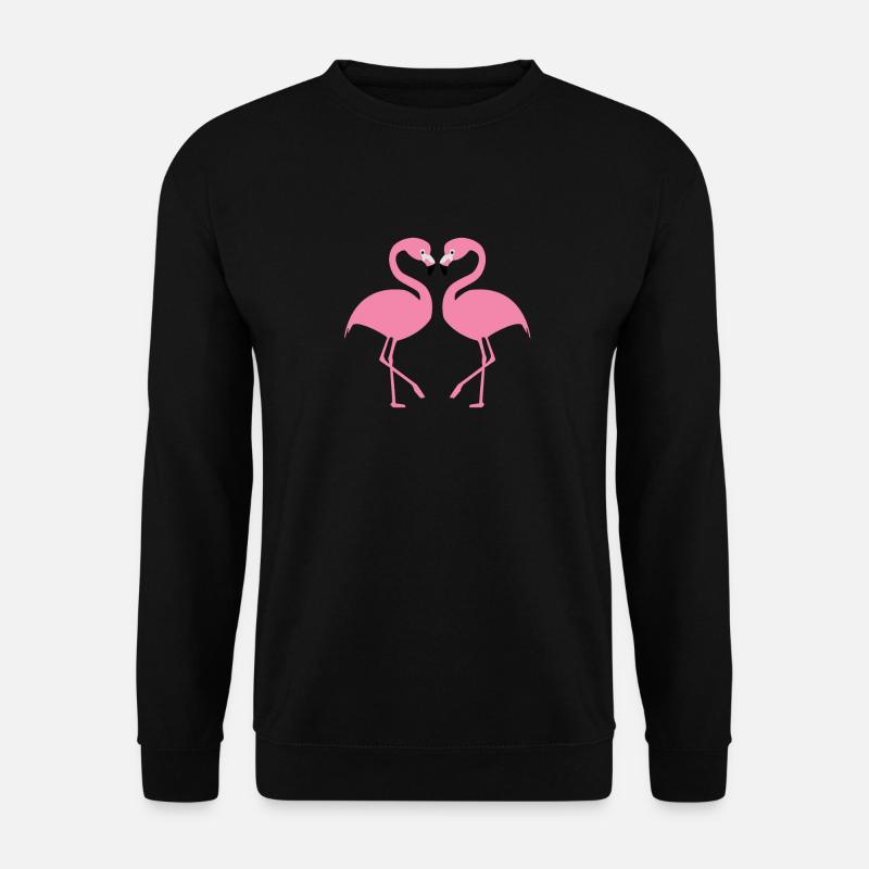 flamingos - Unisex Sweatshirt - black