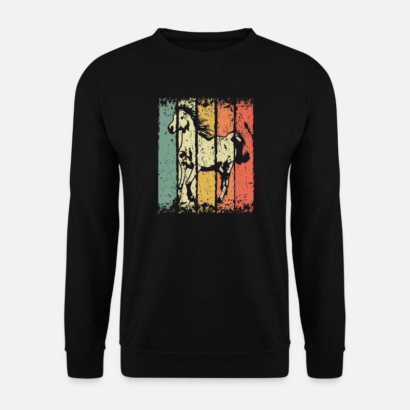 Pferd - Unisex Pullover - Schwarz