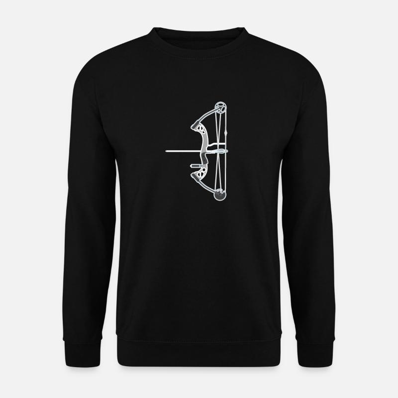 Bogenschießen Compoundbogen - Unisex Pullover - Schwarz