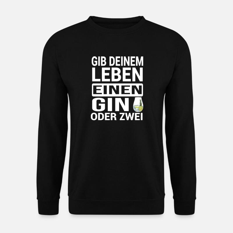 gin - Unisex Sweatshirt - black