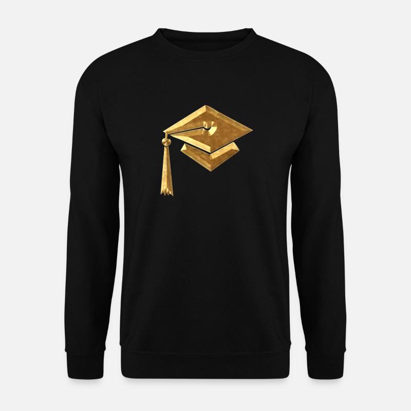 Studentenhut - Unisex Pullover - Schwarz